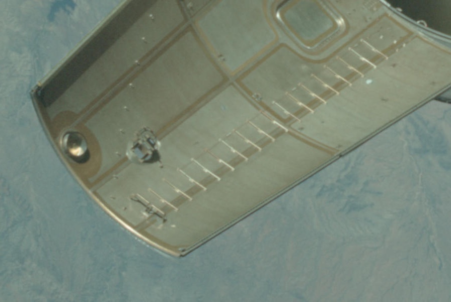 Apollo Service Module SPS fuel fill drain connector SLA