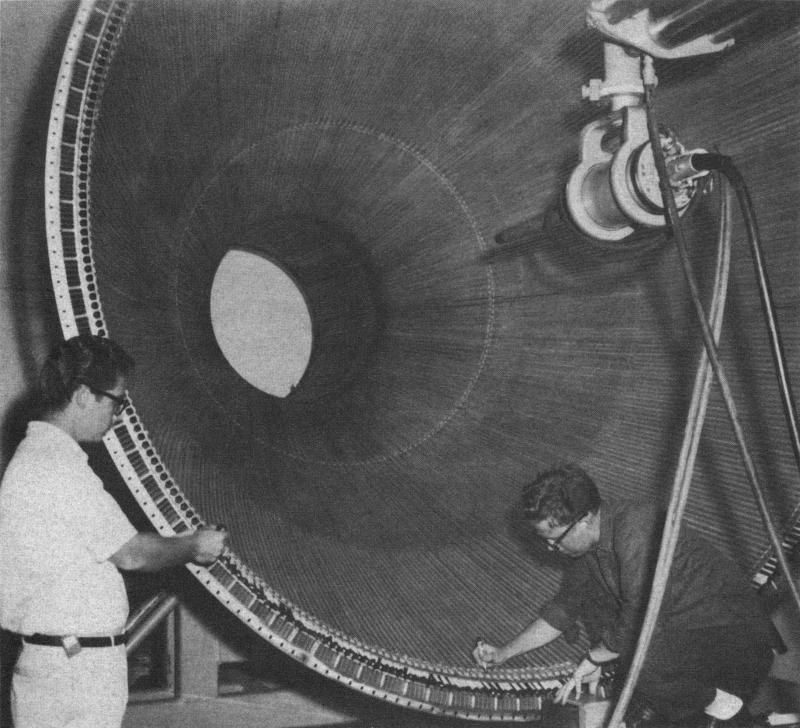 F-1 rocket engine bare thrust chamber regenerative cooling tubes