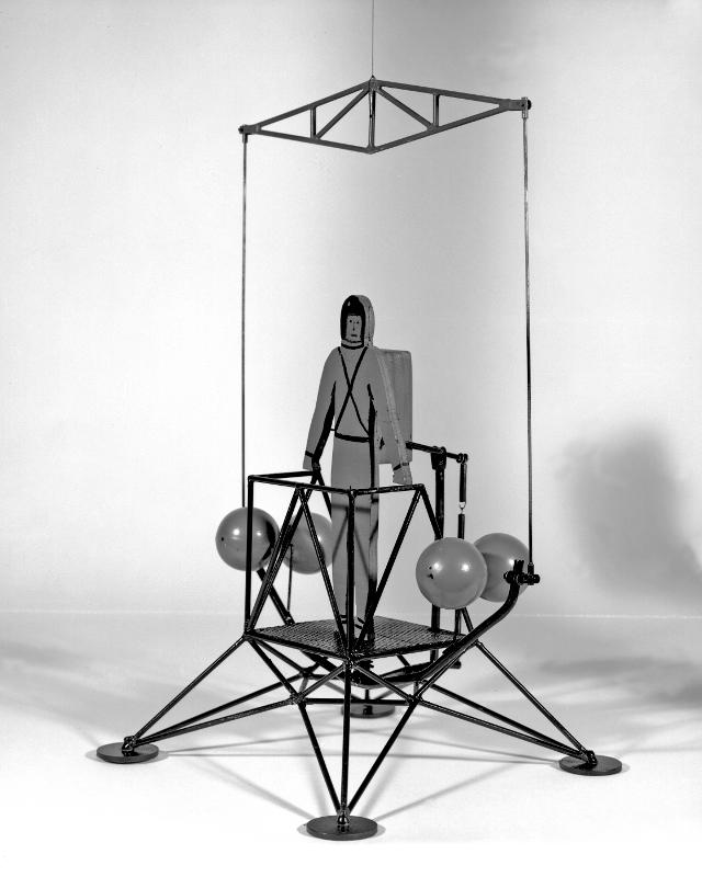 Early concept model of the Flying Lunar Excursion Experimental
Platform (FLEEP)