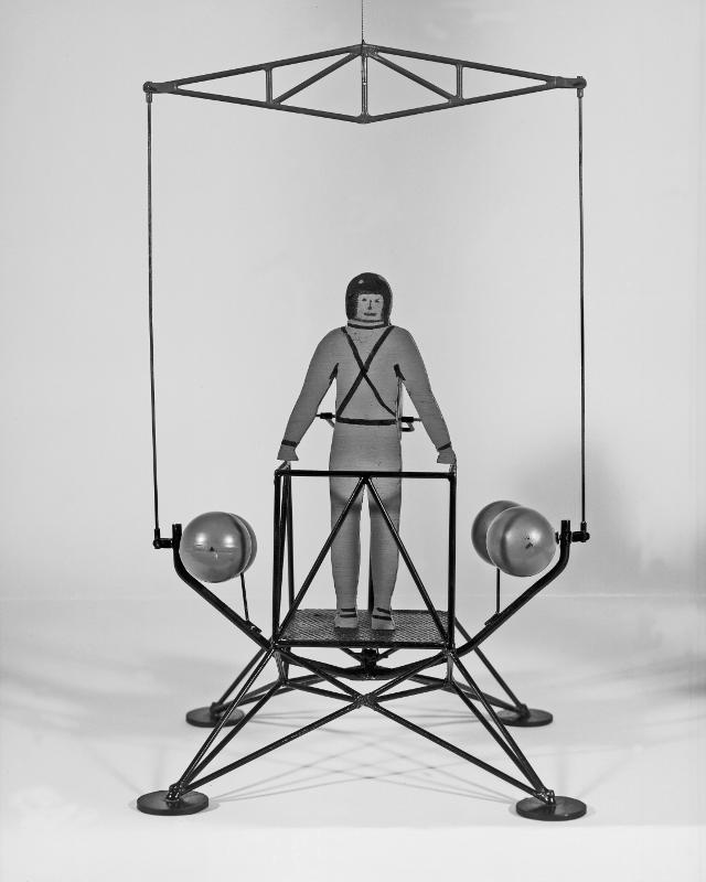 Early concept model of the Flying Lunar Excursion Experimental
Platform (FLEEP)