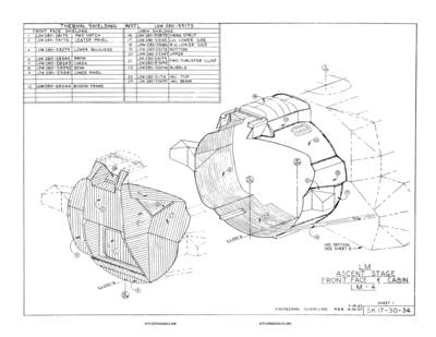 LM Ascent Stage Front Face & Cabin, LM-4