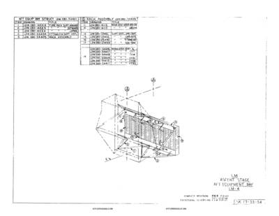 LM Ascent Stage Aft Equip. Bay, LM-4