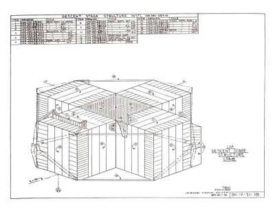 LTA-8 LM Descent Stage Structure