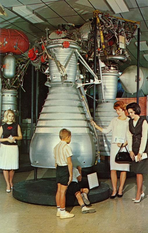 Marshall MSFC Space Orientation Center Redstone H-1 S-3D Jupiter
engine