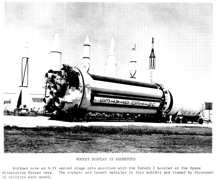 Marshall MSFC Space Orientation Center Rocket Garden SA-D