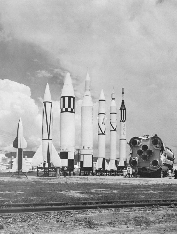 Marshall MSFC Space Orientation Center Rocket Garden SA-D
