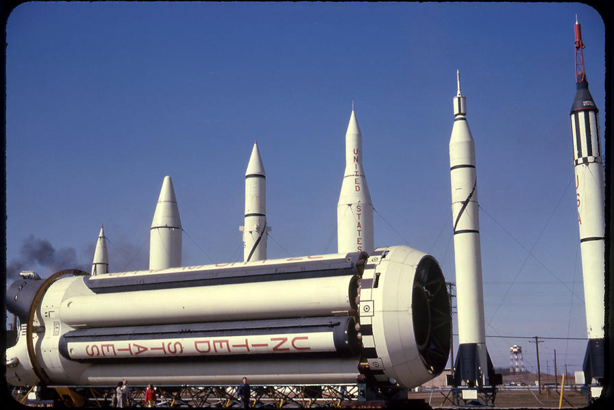 Marshall MSFC Space Orientation Center Rocket Garden SA-D