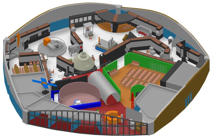 Michigan Space and Science Center map