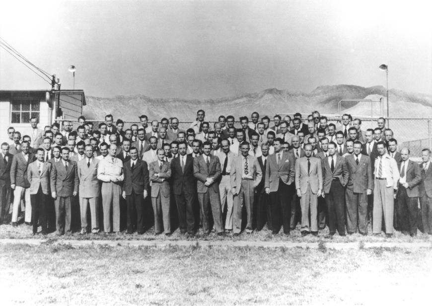 Wernher von Braun German Rocket Team at Fort Ft Bliss Texas Operation
Project Paperclip