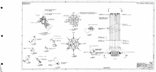Saturn IB AS-207 Drawing S-IB Stage Hazardous Materials,
Apollo-Saturn