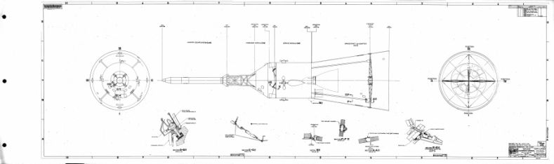 Saturn IB AS-207 Drawing Payload Hazardous Materials,
Apollo-Saturn
