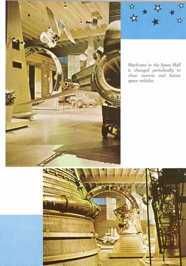 page from early Alabama Space and Rocket Center booklet