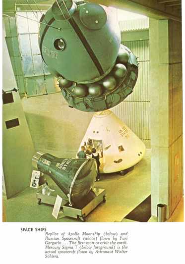 page from early Alabama Space and Rocket Center booklet