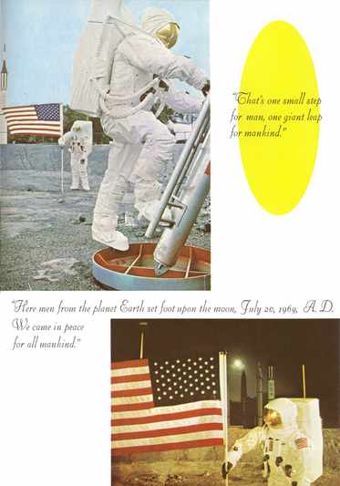 page from early Alabama Space and Rocket Center booklet