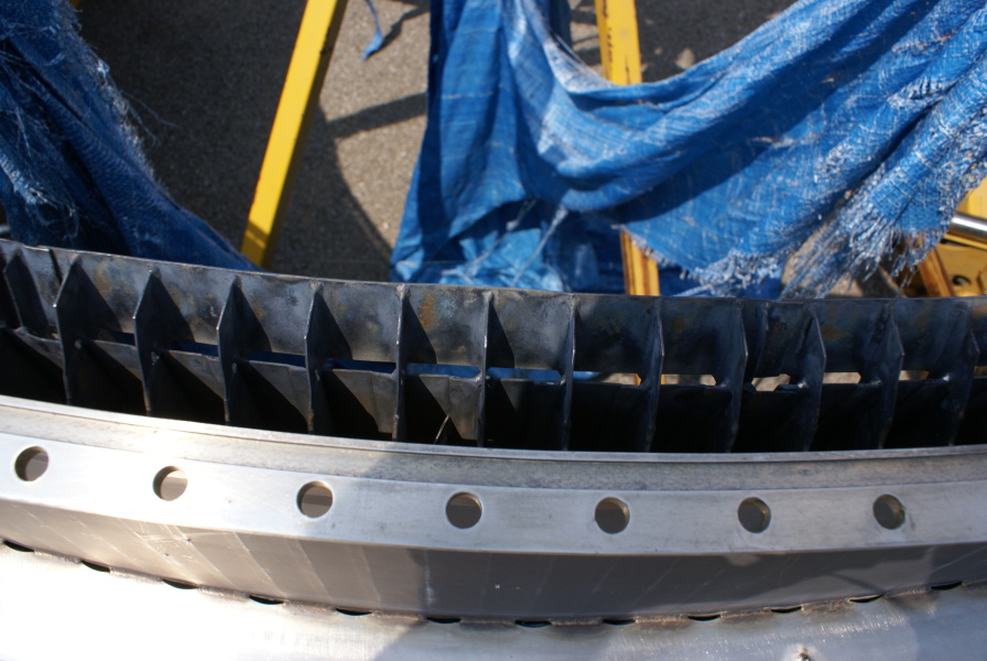 F-1 engine nozzle extension MSFC Marshall Space Flight Center